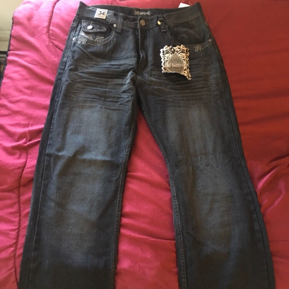 Brand New “Chams” Black Denim Jeans